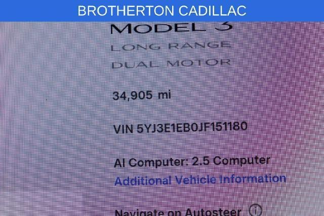 Used 2018 Tesla Model 3 Long Range AWD/4WD image 18