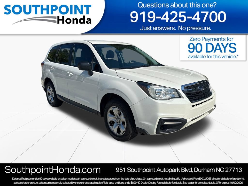 Used 2017 Subaru Forester 2.5i