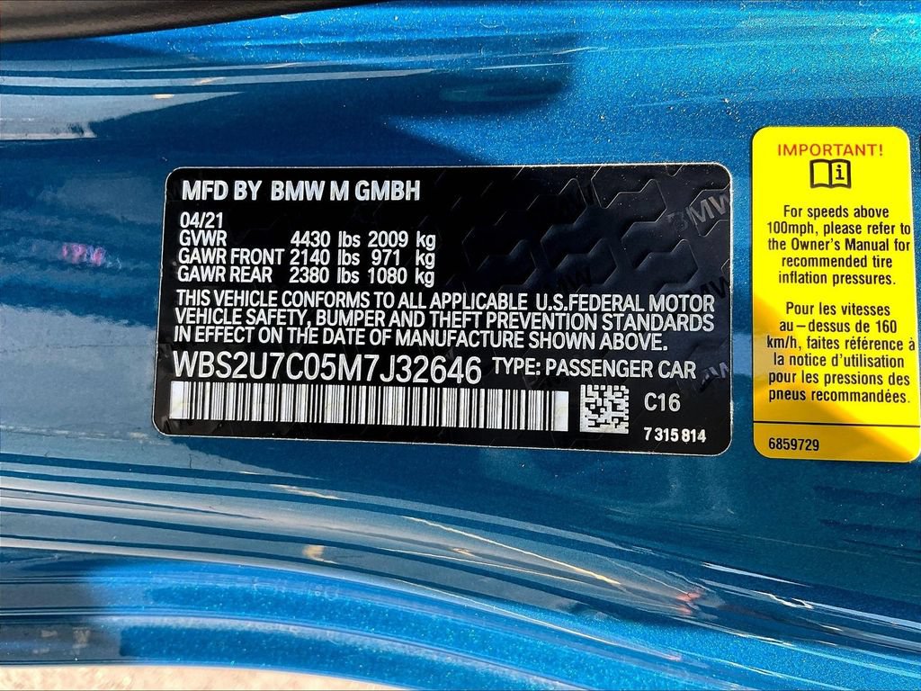 Used 2021 BMW M2 Competition w/ M Driver's Package RWD image 18