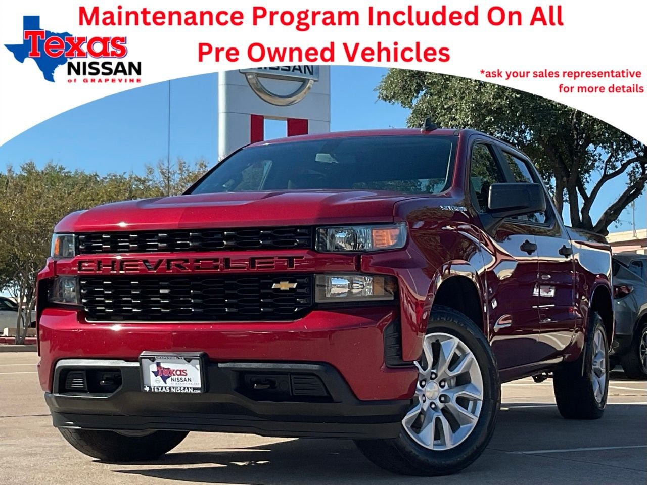 Used 2020 Chevrolet Silverado 1500 Custom w/ Custom Value Package