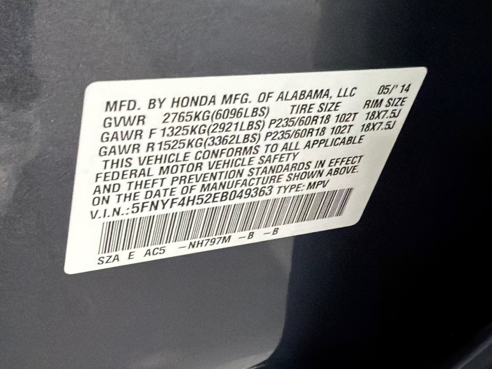 Used 2014 Honda Pilot EX-L image 18
