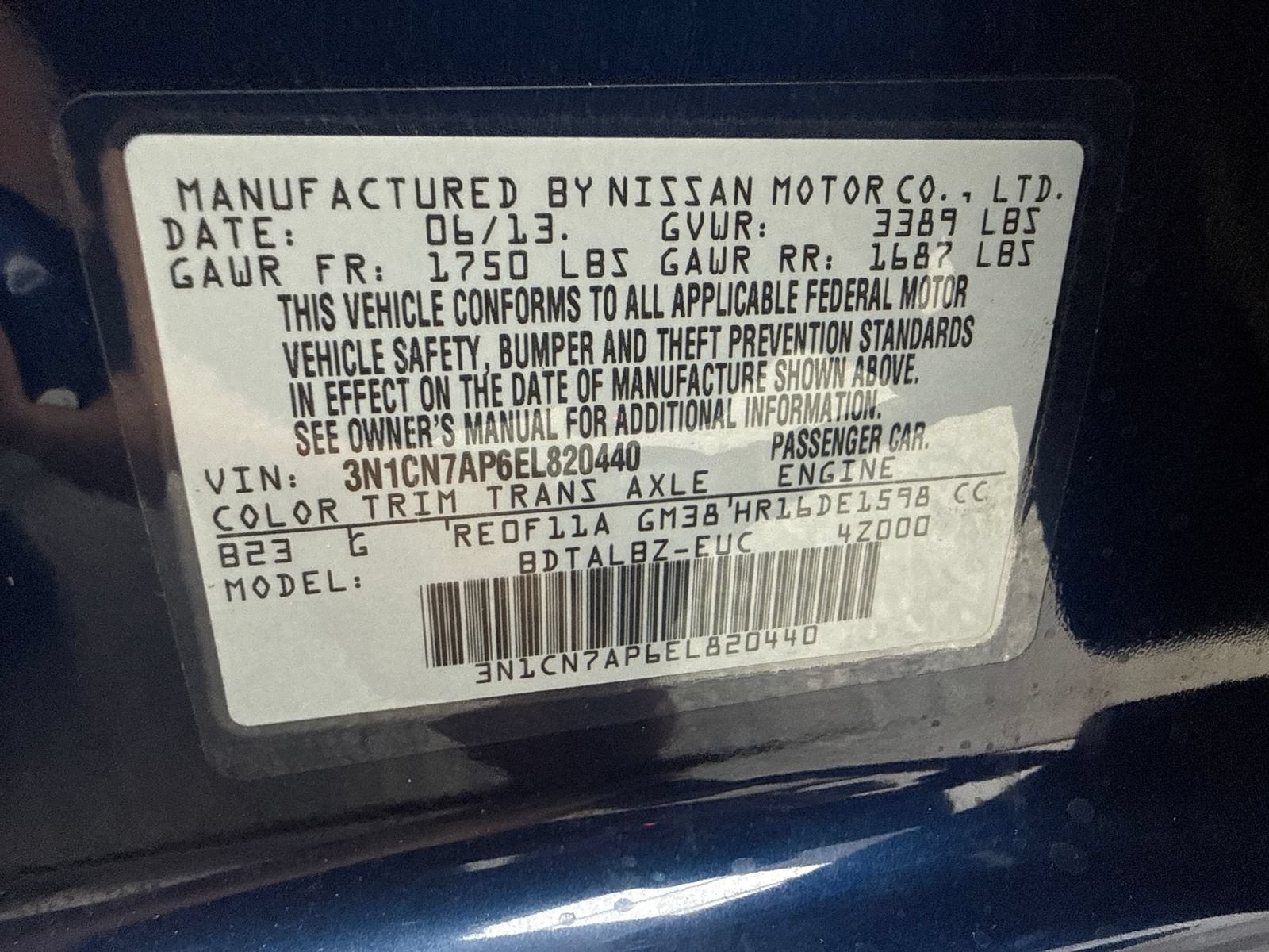 Used 2014 Nissan Versa SV FWD image 47