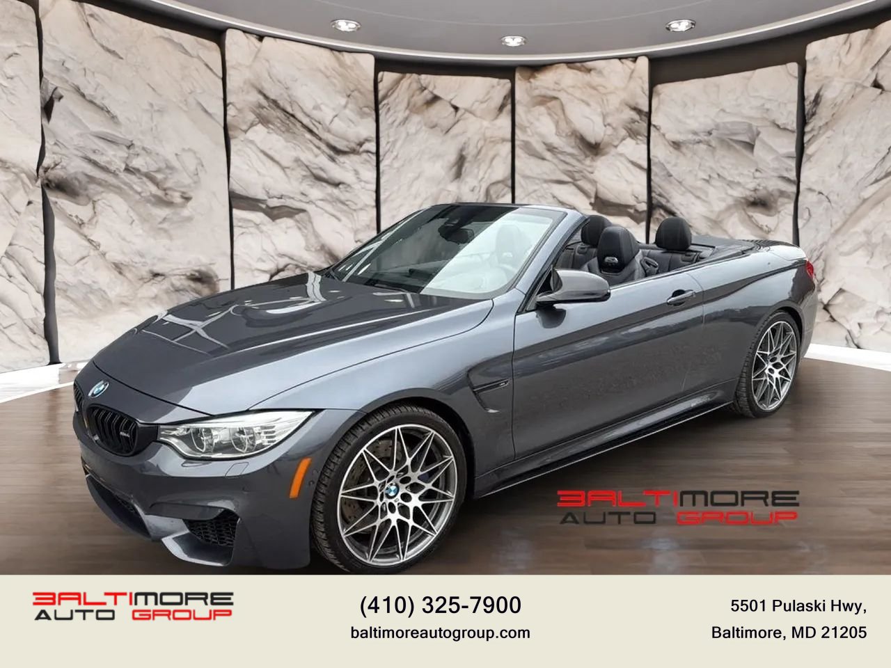 Used 2017 BMW M4 Convertible w/ Competition Package RWD image 1