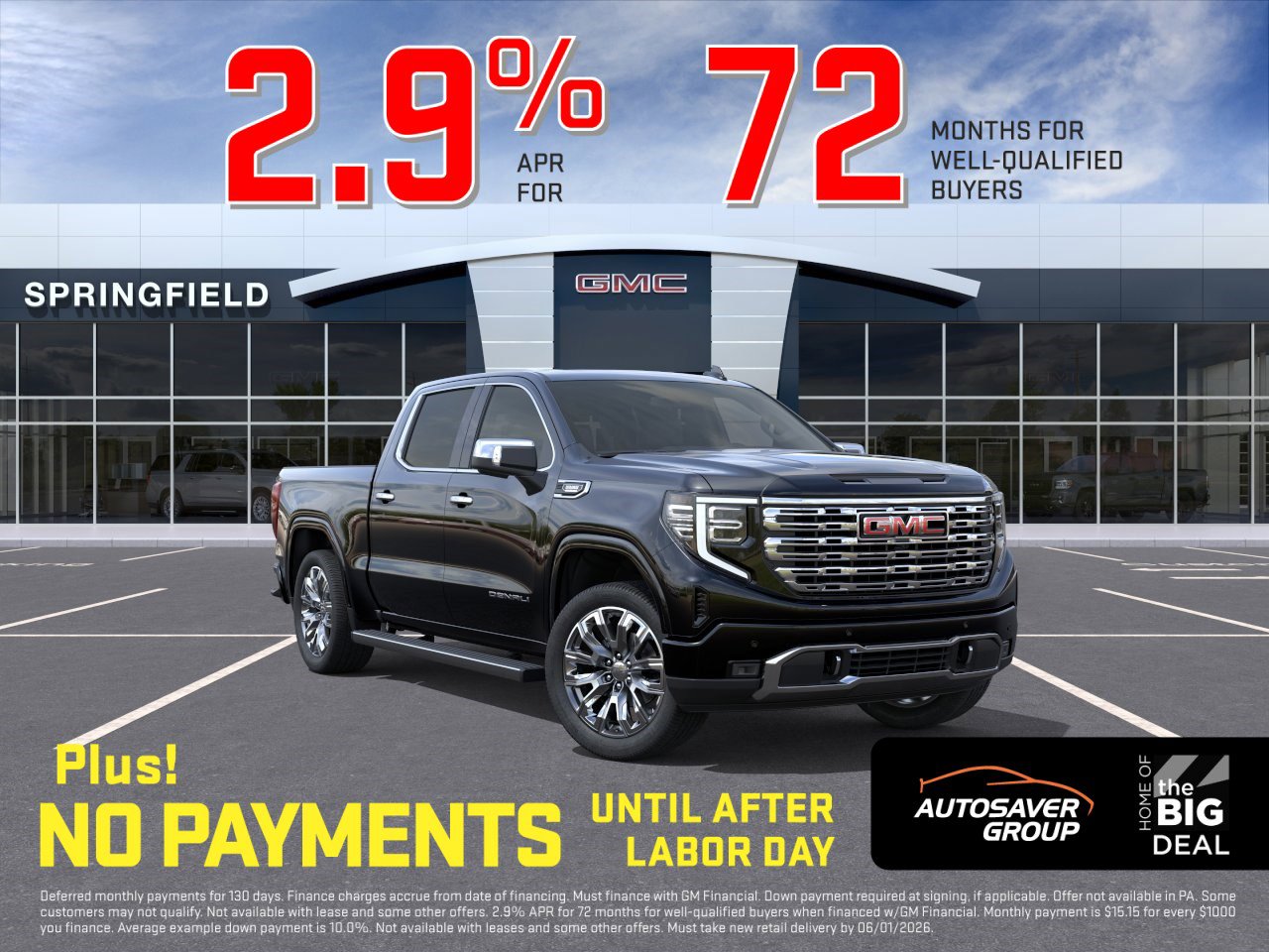 New 2026 GMC Sierra 1500 Denali AWD/4WD image 1