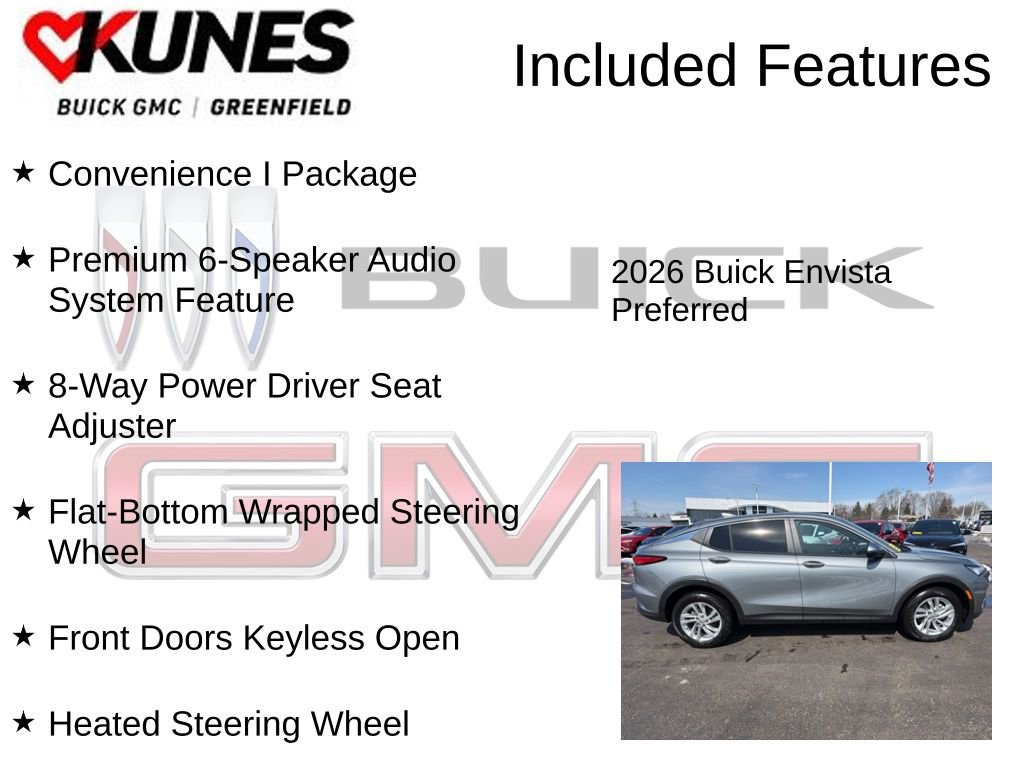 New 2026 Buick Envista Preferred w/ Convenience I Package image 3