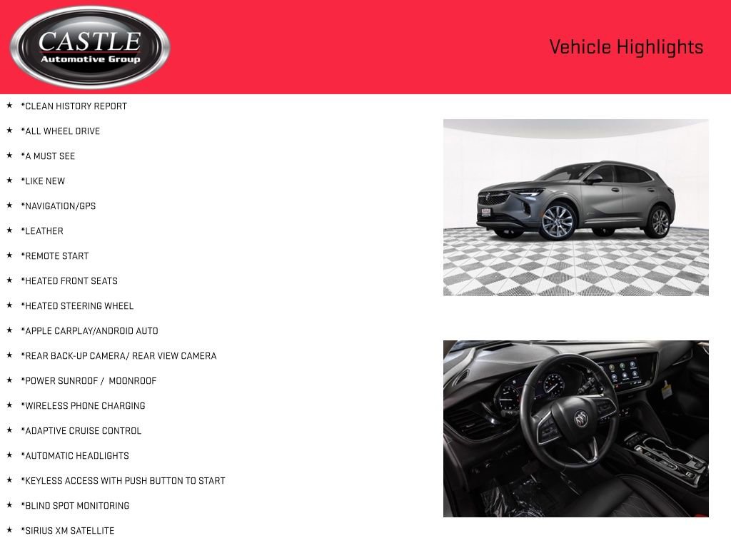Used 2023 Buick Envision Avenir AWD/4WD image 3
