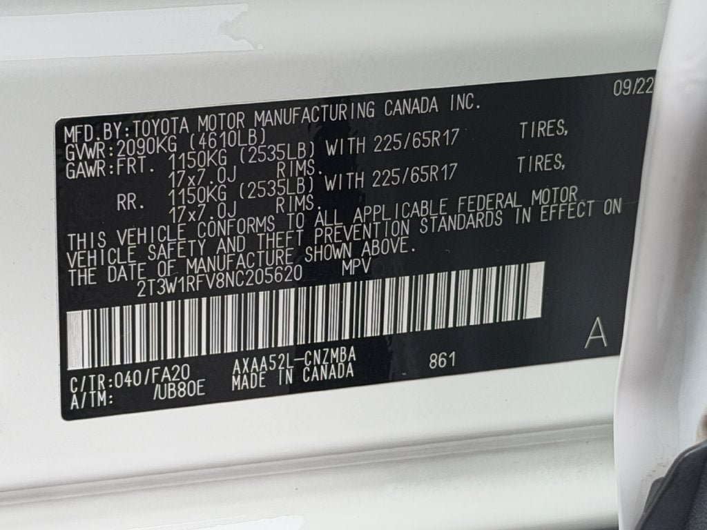 Used 2022 Toyota RAV4 XLE w/ Convenience Package FWD image 36