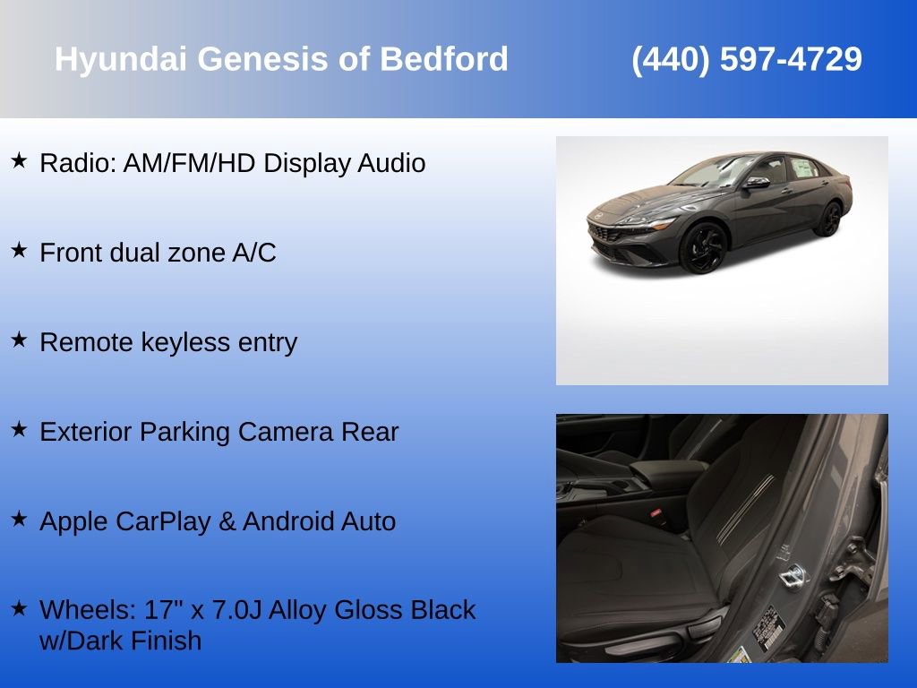 Certified 2026 Hyundai Elantra Sport w/ Cargo Package image 7
