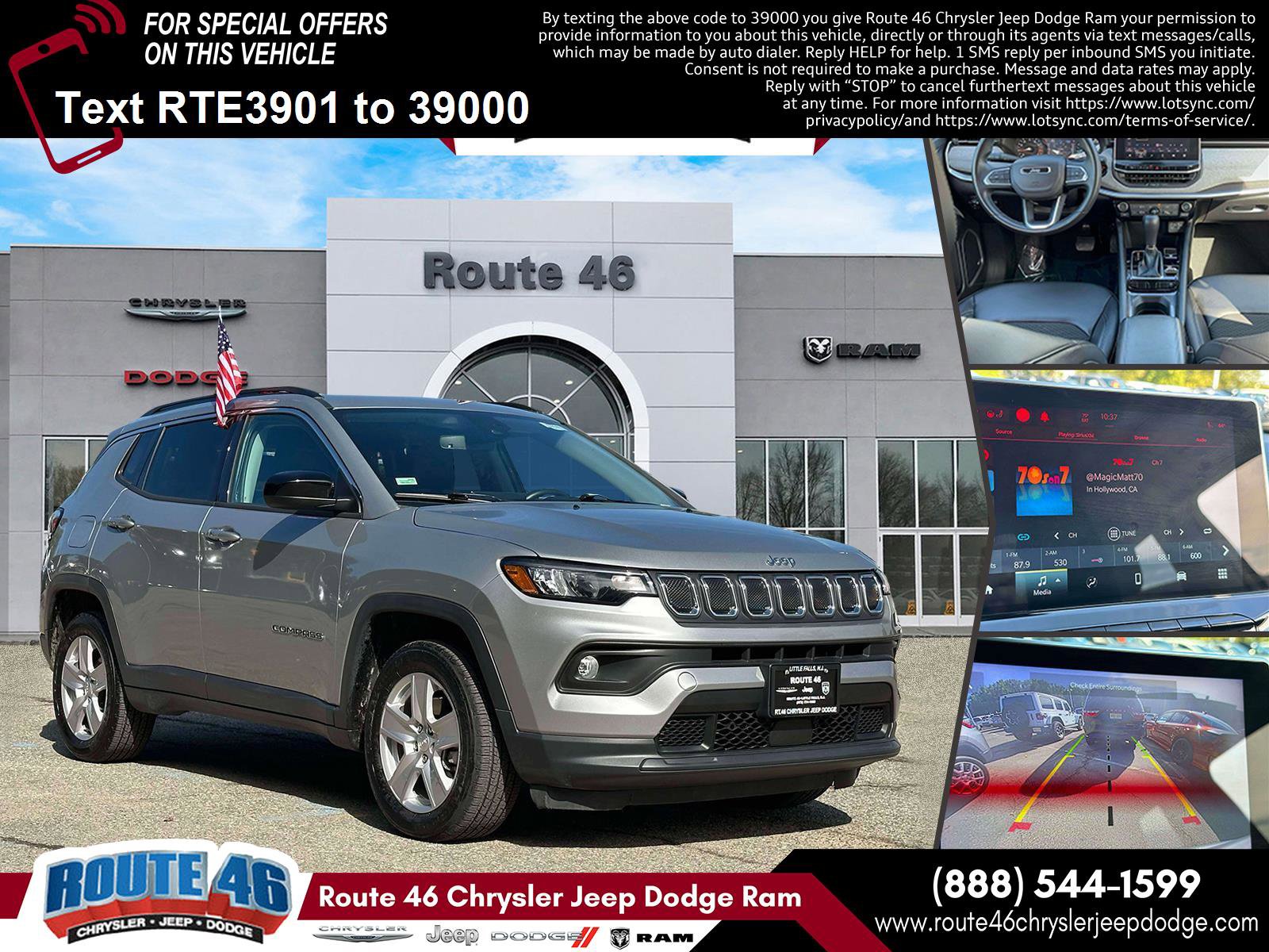 Used 2022 Jeep Compass Latitude w/ Sun and Sound Group