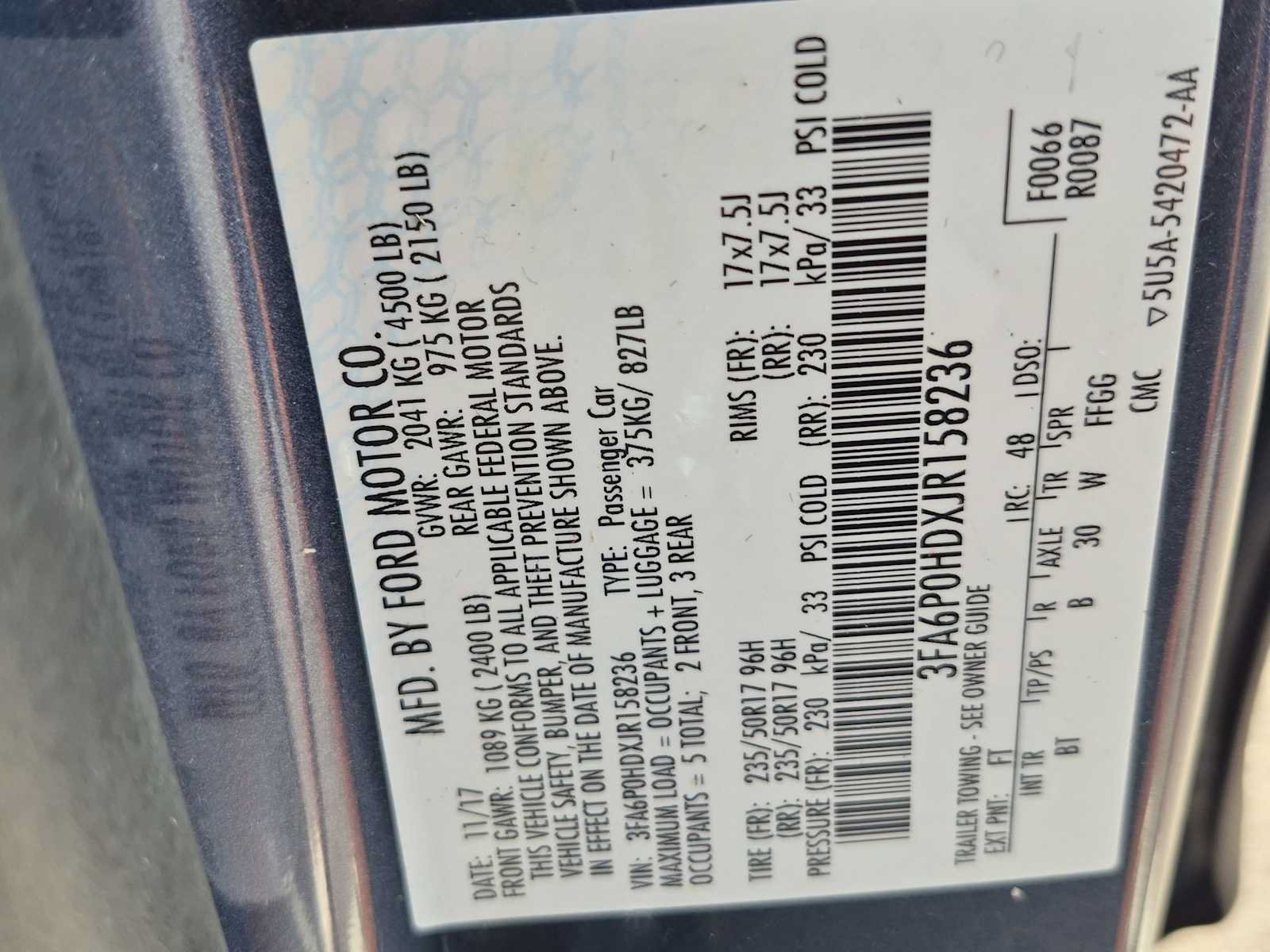Used 2018 Ford Fusion SE w/ Fusion SE Technology Package FWD image 34