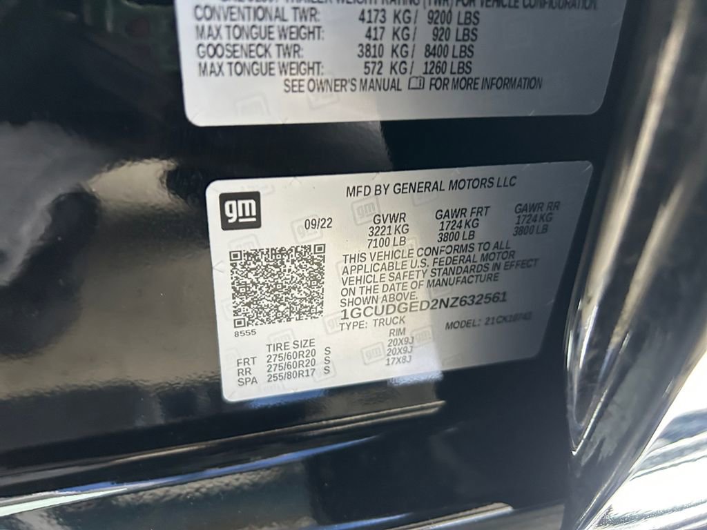 Used 2022 Chevrolet Silverado 1500 LTZ w/ LTZ Convenience Package II image 34
