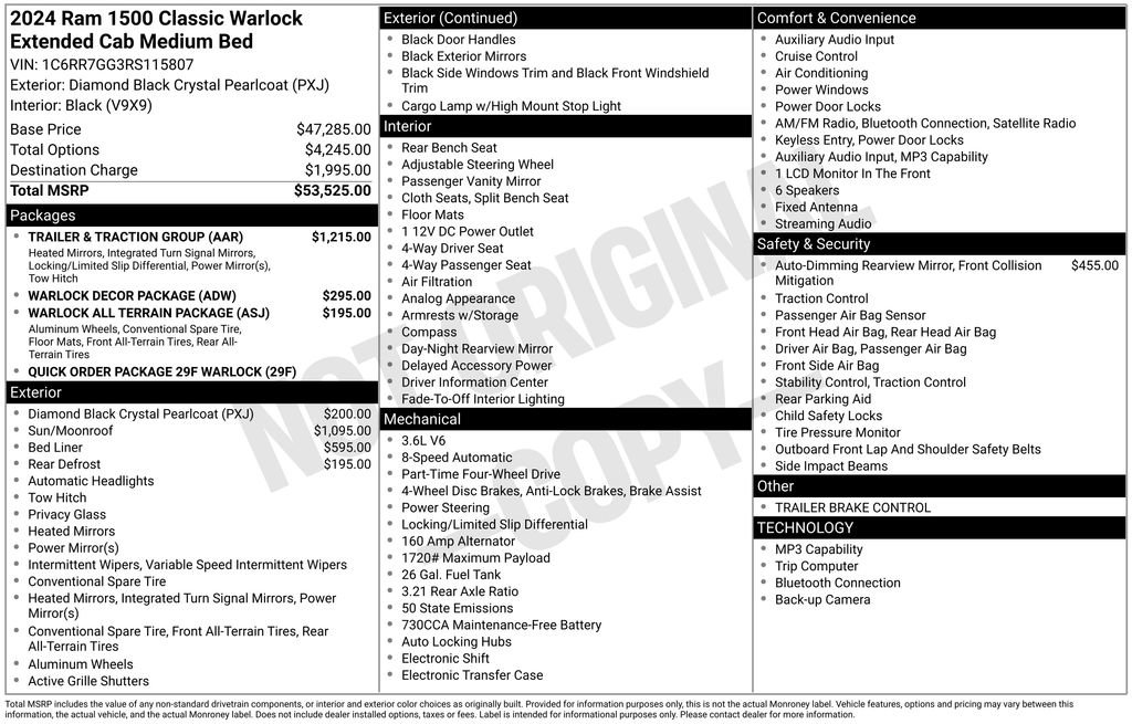 Used 2024 RAM 1500 Warlock w/ Trailer & Traction Group AWD/4WD image 9