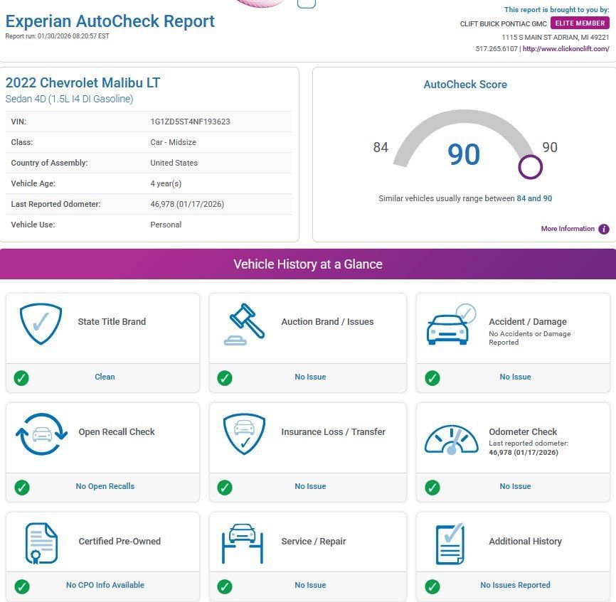 Used 2022 Chevrolet Malibu LT image 3