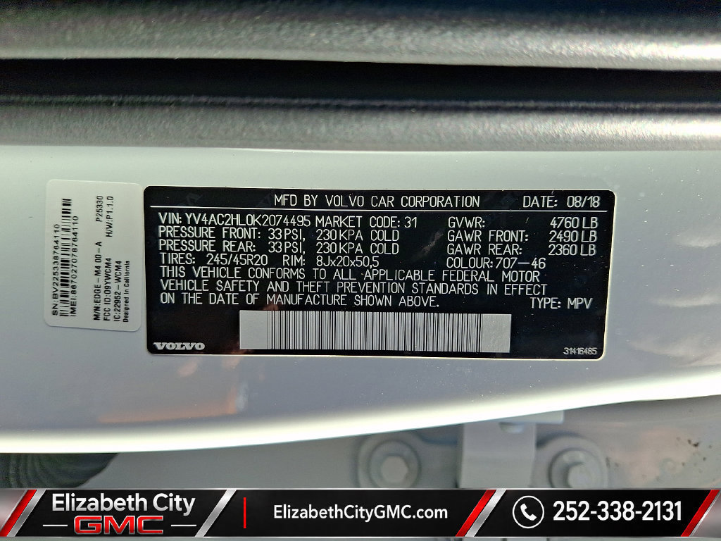 Used 2019 Volvo XC40 T4 Inscription FWD image 30