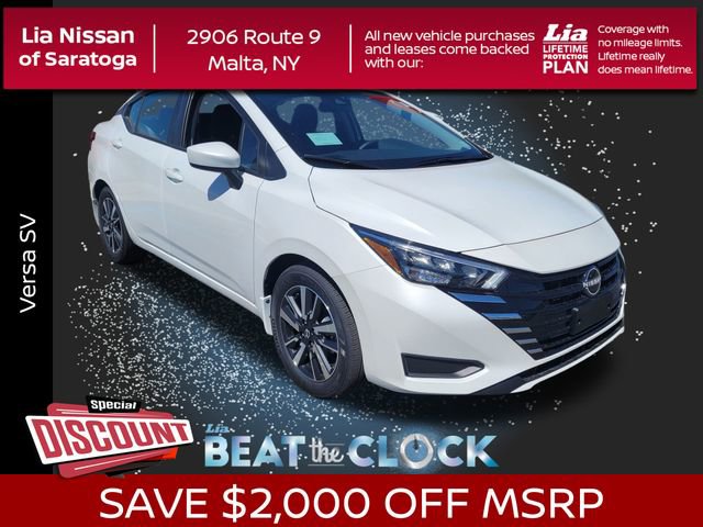 New 2025 Nissan Versa SV w/ Trunk Package