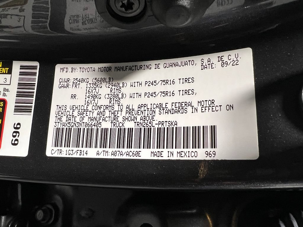 Certified 2022 Toyota Tacoma SR w/ SR Convenience Package RWD image 38