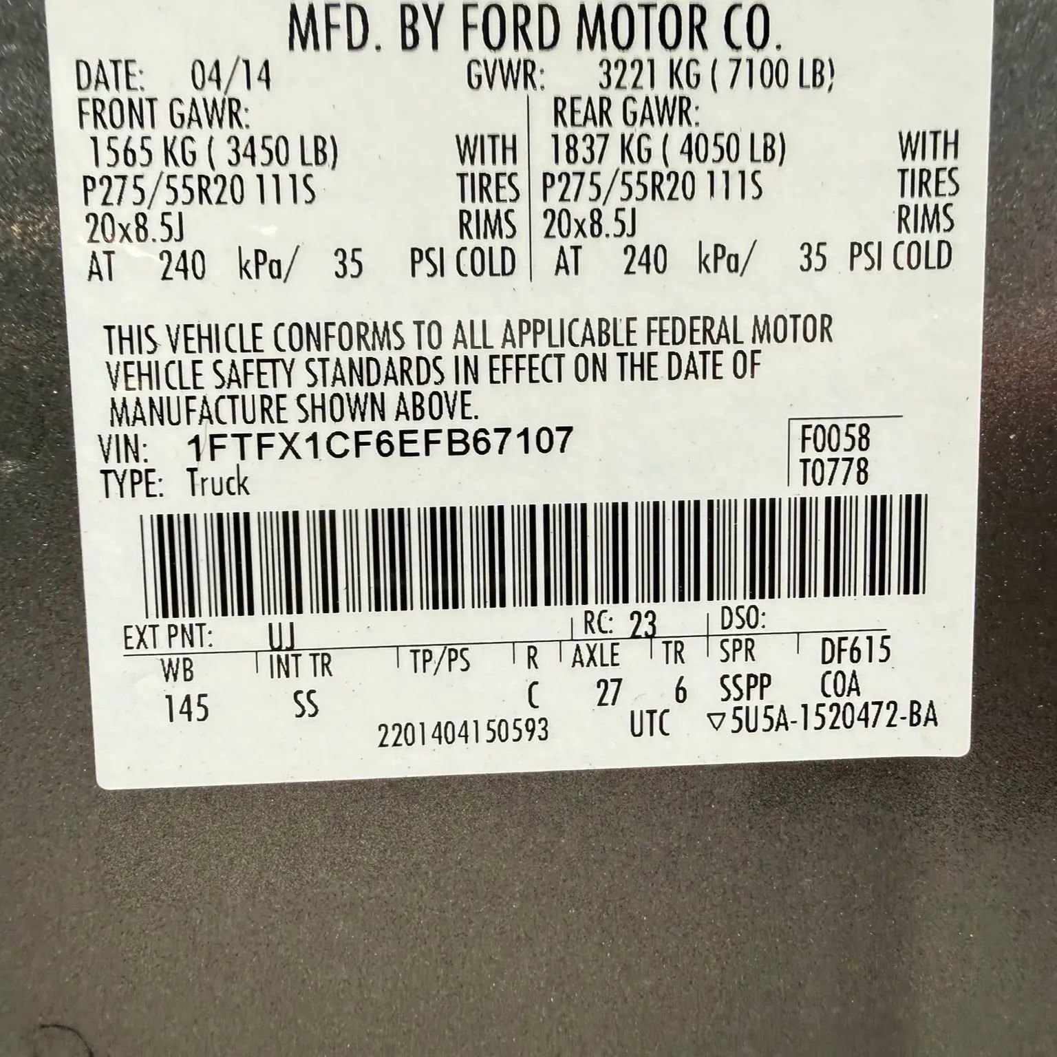 Used 2014 Ford F150 STX w/ Equipment Group 201A Mid RWD image 27