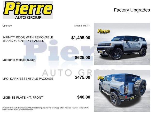 Used 2026 GMC Hummer EV SUV w/ LPO, Dark Essentials Package AWD/4WD image 14