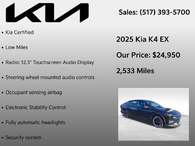 Used 2025 Kia K4 EX FWD image 7