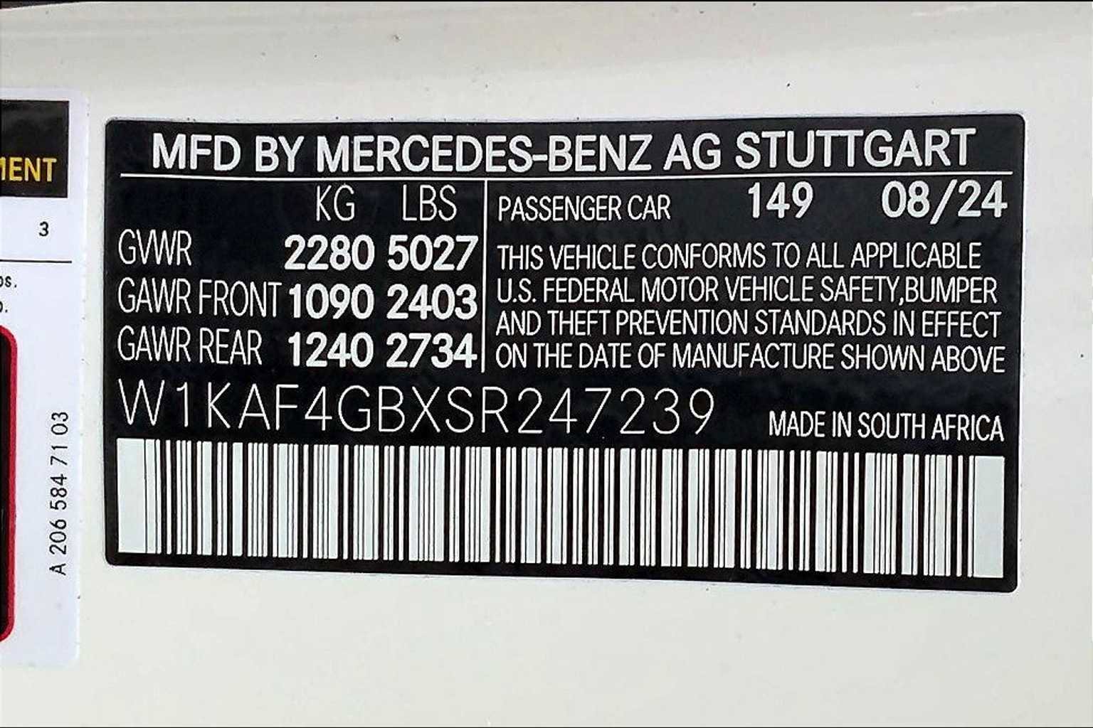 Certified 2025 Mercedes-Benz C 300 Sedan image 14