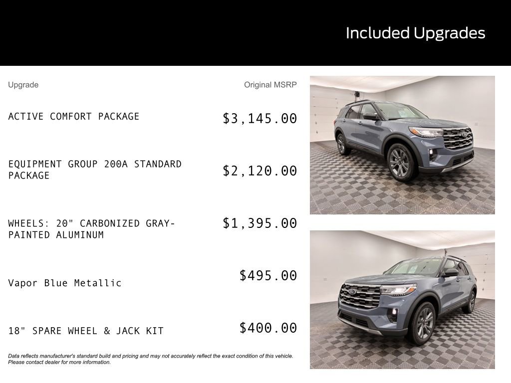 New 2026 Ford Explorer Active w/ Active Comfort Package image 3