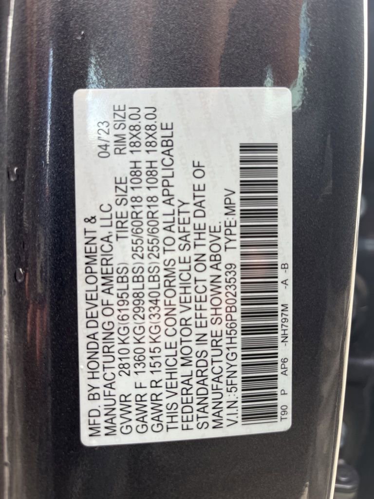 Certified 2023 Honda Pilot EX-L image 10