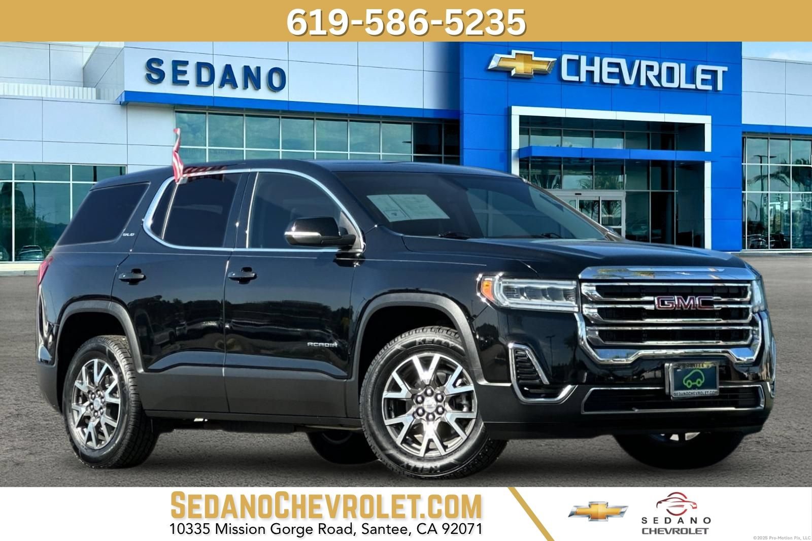 Certified 2021 GMC Acadia SLE w/ LPO, Cargo Package