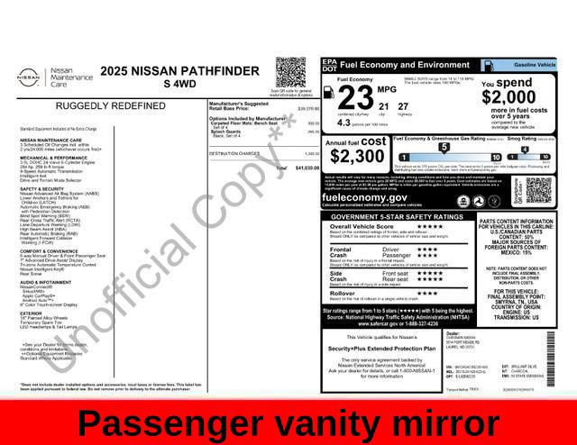 Used 2025 Nissan Pathfinder S AWD/4WD image 63