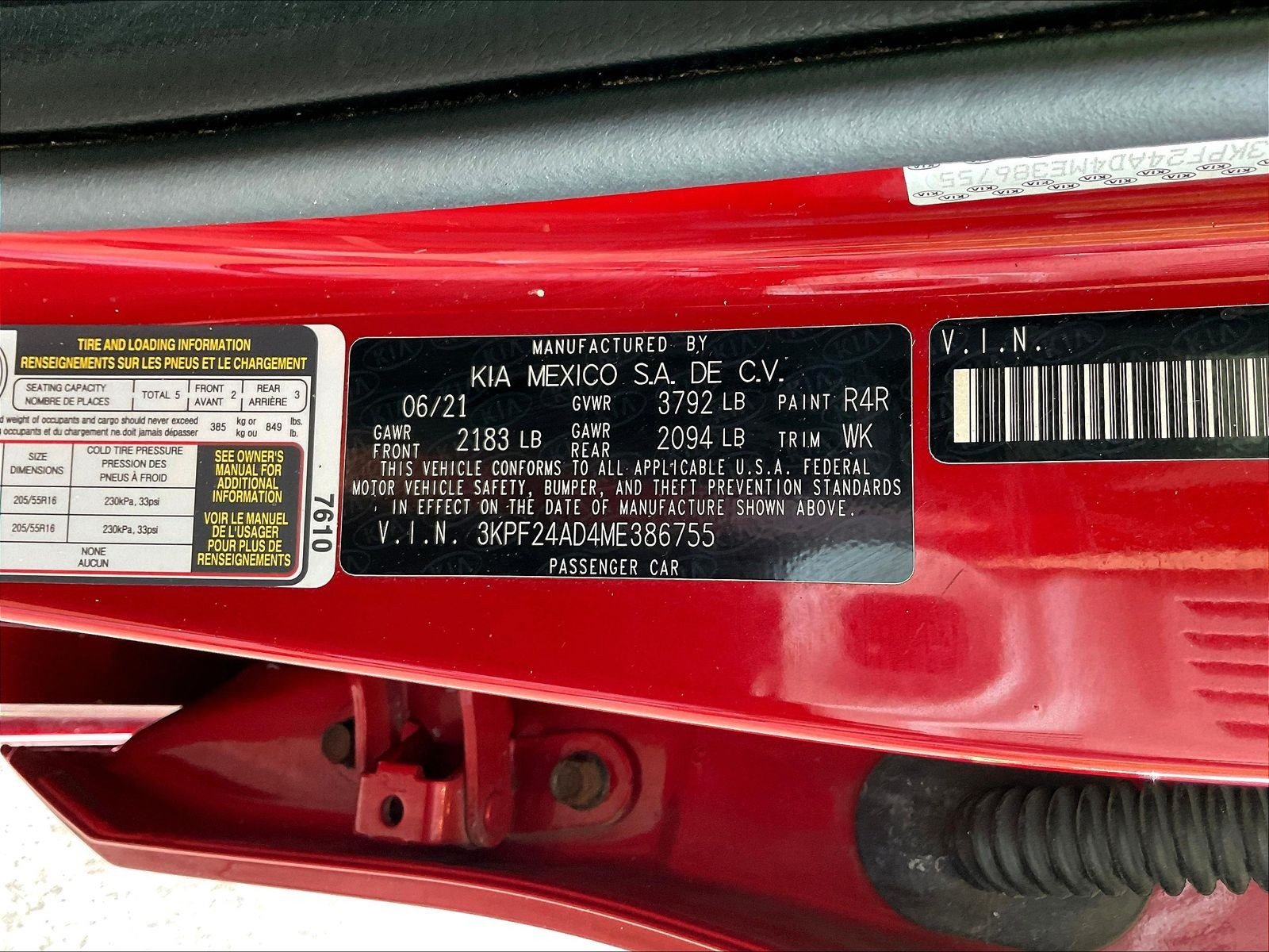 Used 2021 Kia Forte LXS FWD image 17