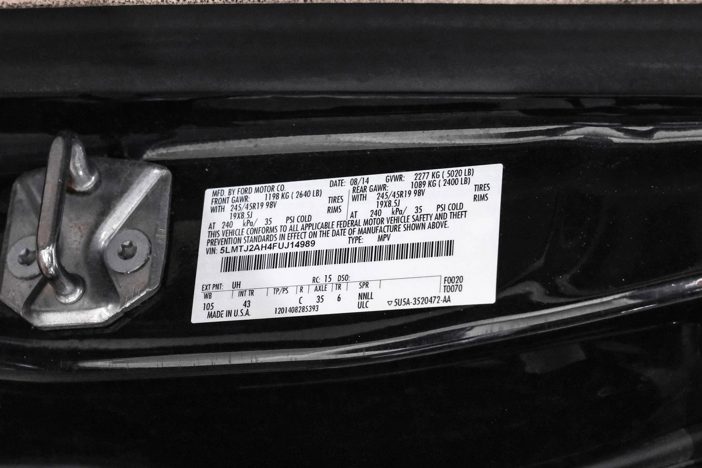 Used 2015 Lincoln MKC AWD w/ Equipment Group 102A Reserve image 45