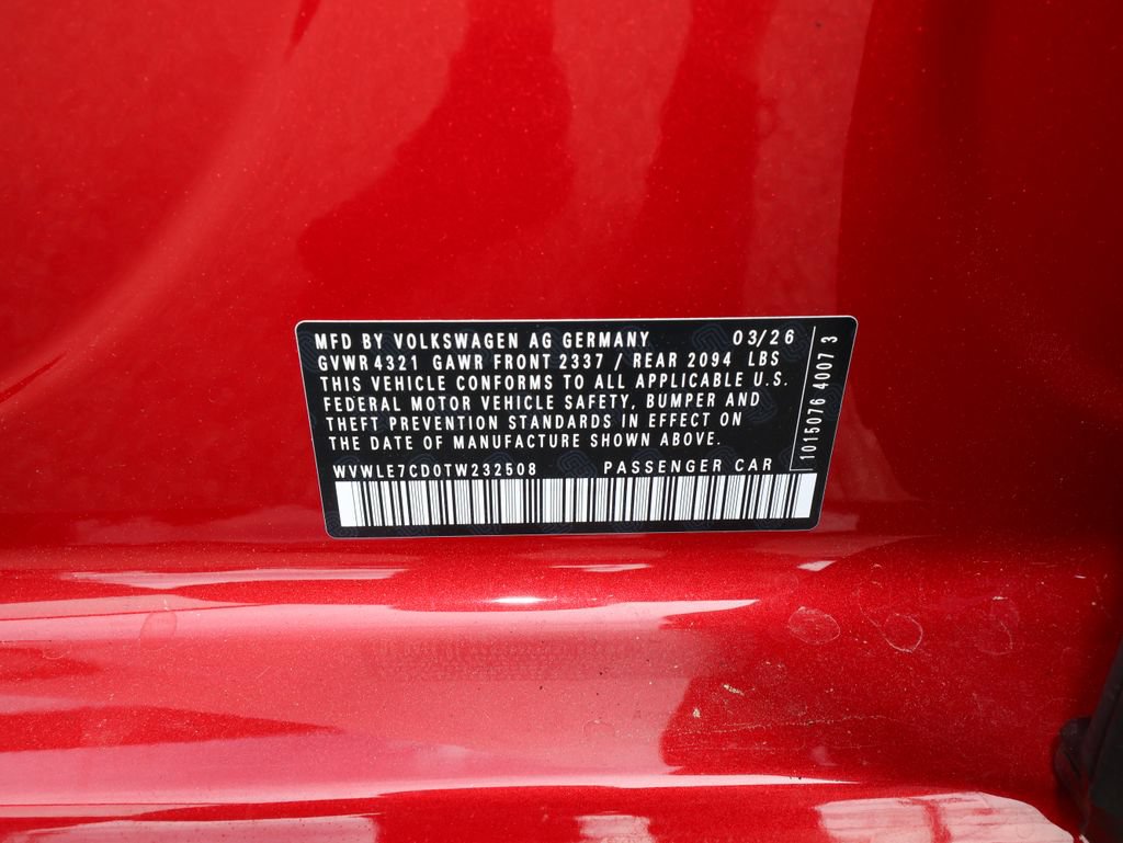 New 2026 Volkswagen GTI S FWD image 28