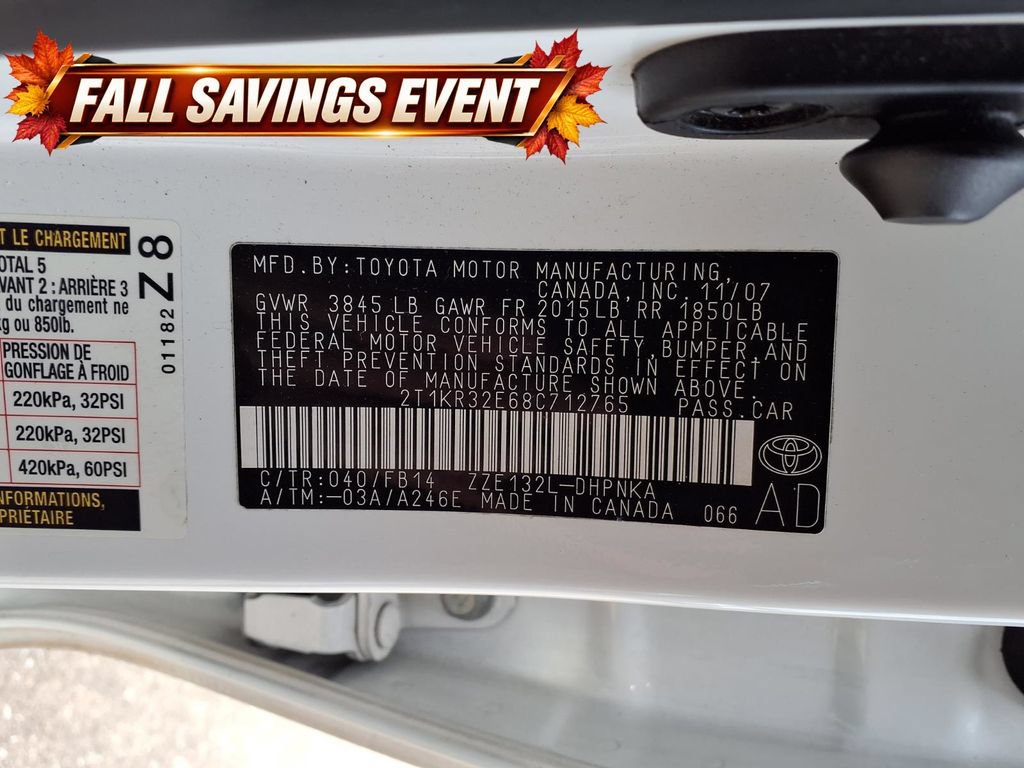 Used 2008 Toyota Matrix XR w/ Extra Value Pkg 1 FWD image 13