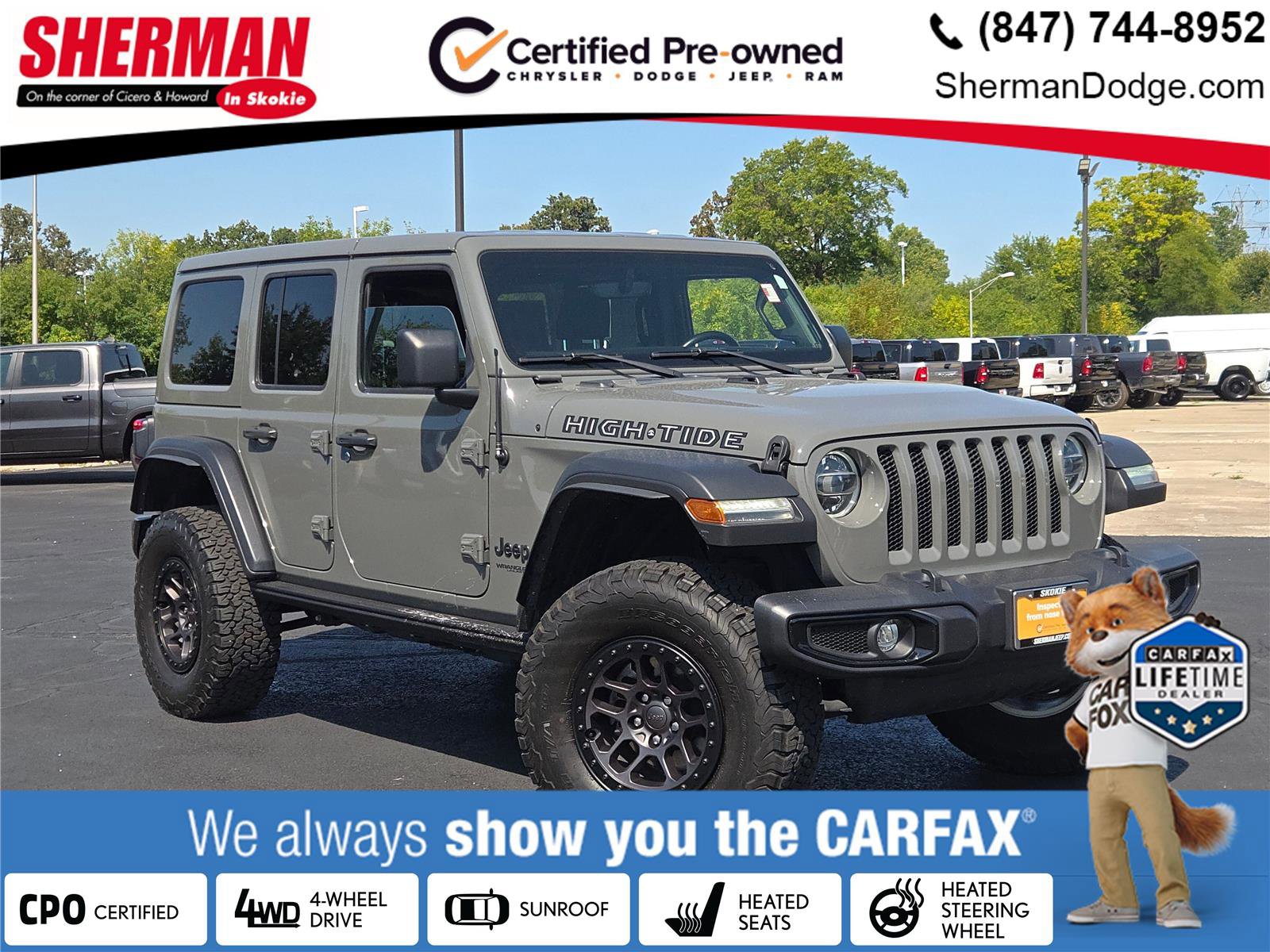 Certified 2022 Jeep Wrangler Unlimited Sport