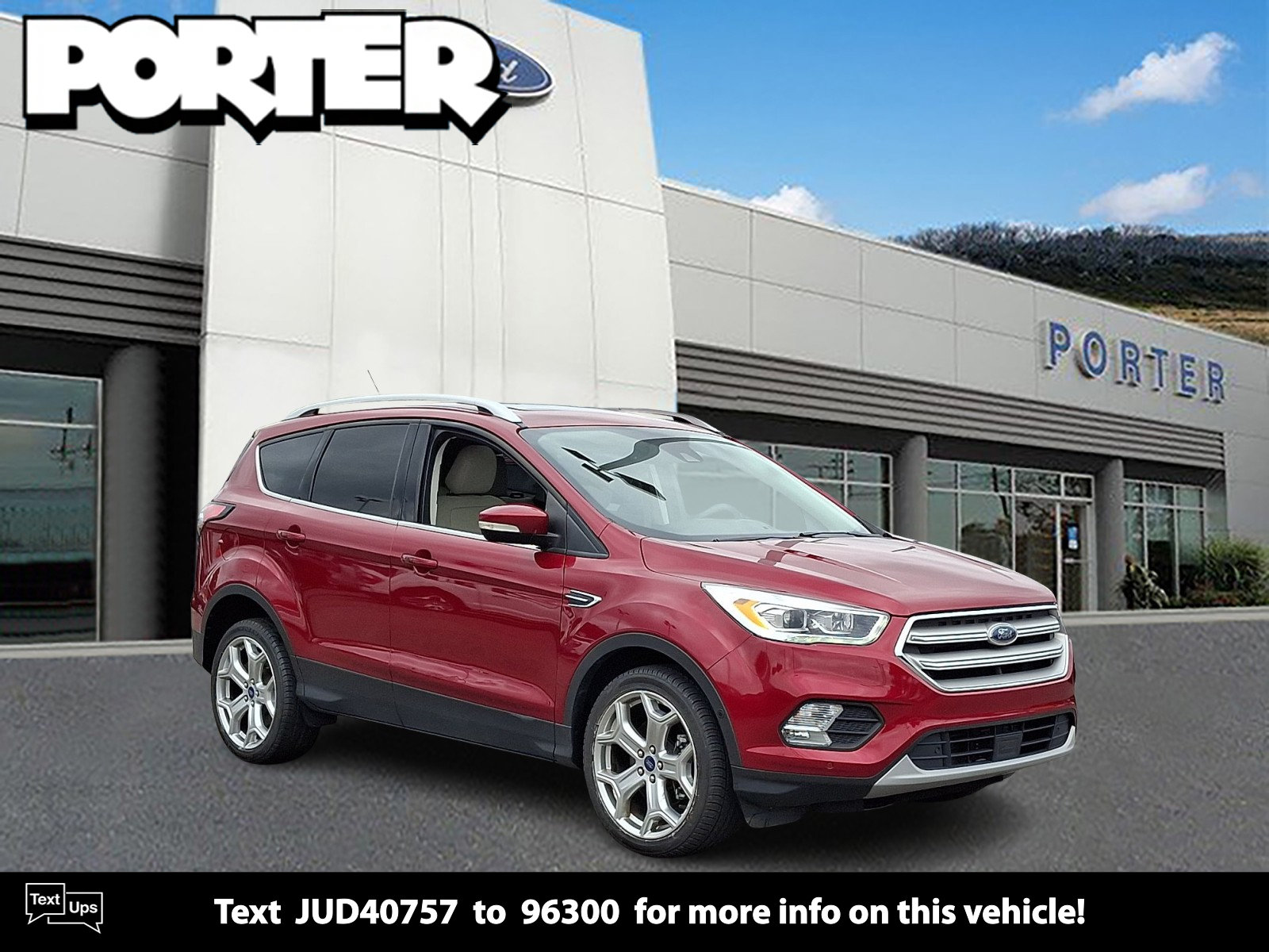 Certified 2018 Ford Escape Titanium w/ Ford Safe & Smart Package