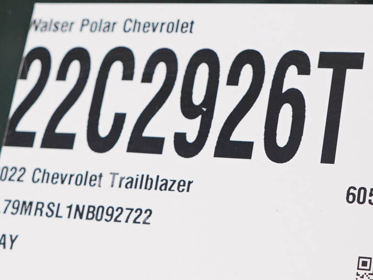 Used 2022 Chevrolet TrailBlazer LT AWD/4WD image 29