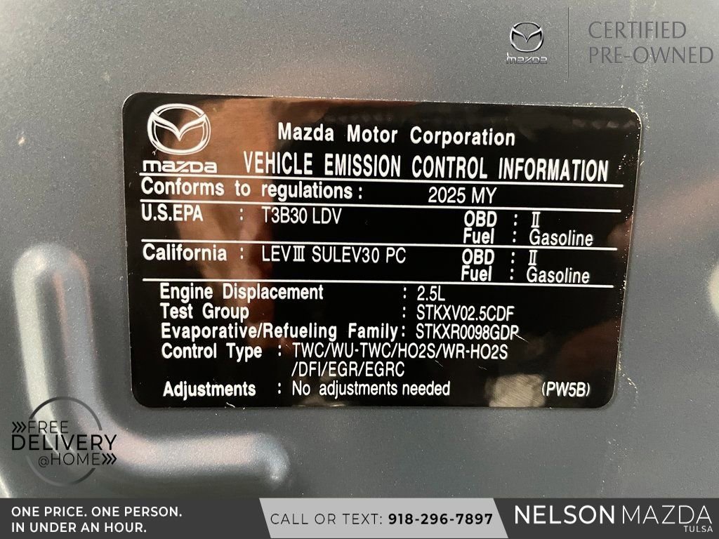 Certified 2025 MAZDA CX-30 AWD 2.5 S w/ Preferred Package image 51