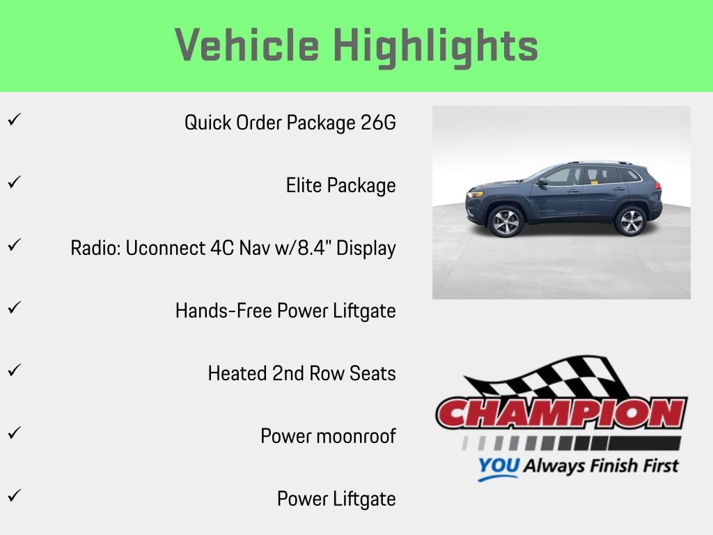 Used 2021 Jeep Cherokee Limited w/ Elite Package image 6