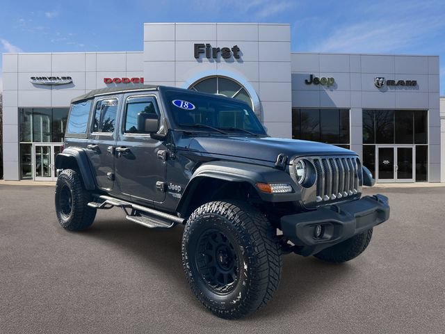 Used 2018 Jeep Wrangler Unlimited Sport S AWD/4WD image 1