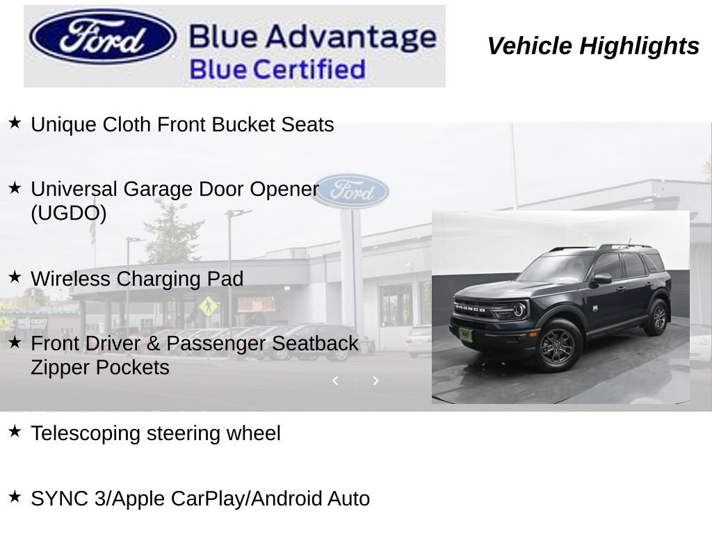 Used 2023 Ford Bronco Sport Big Bend w/ Convenience Package AWD/4WD image 28