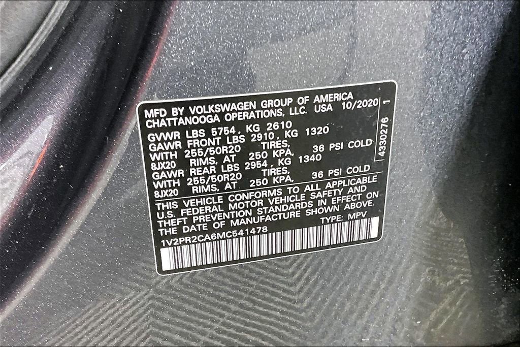 Used 2021 Volkswagen Atlas SE w/ Panoramic Sunroof Package image 27