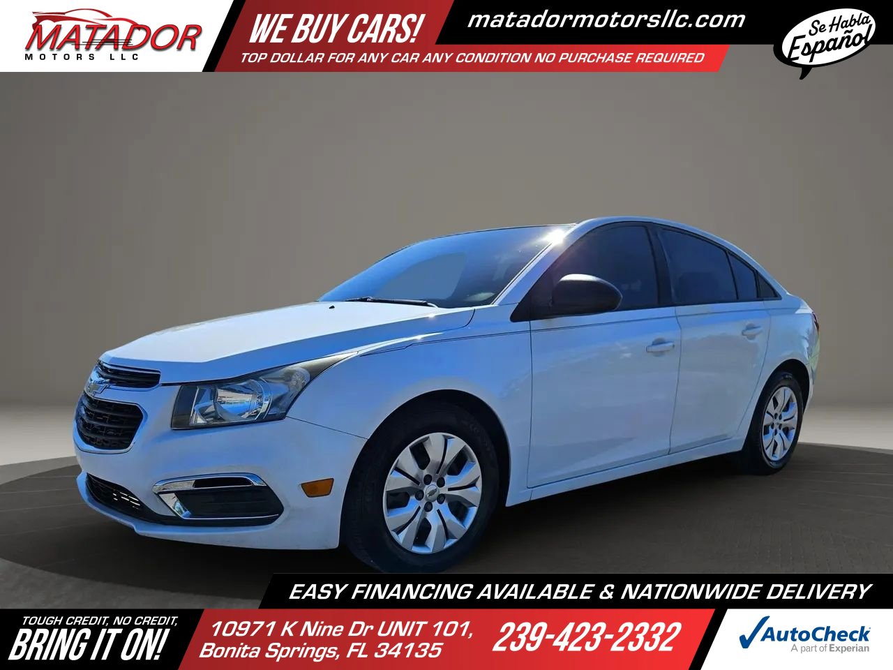 Used 2016 Chevrolet Cruze LS FWD image 1