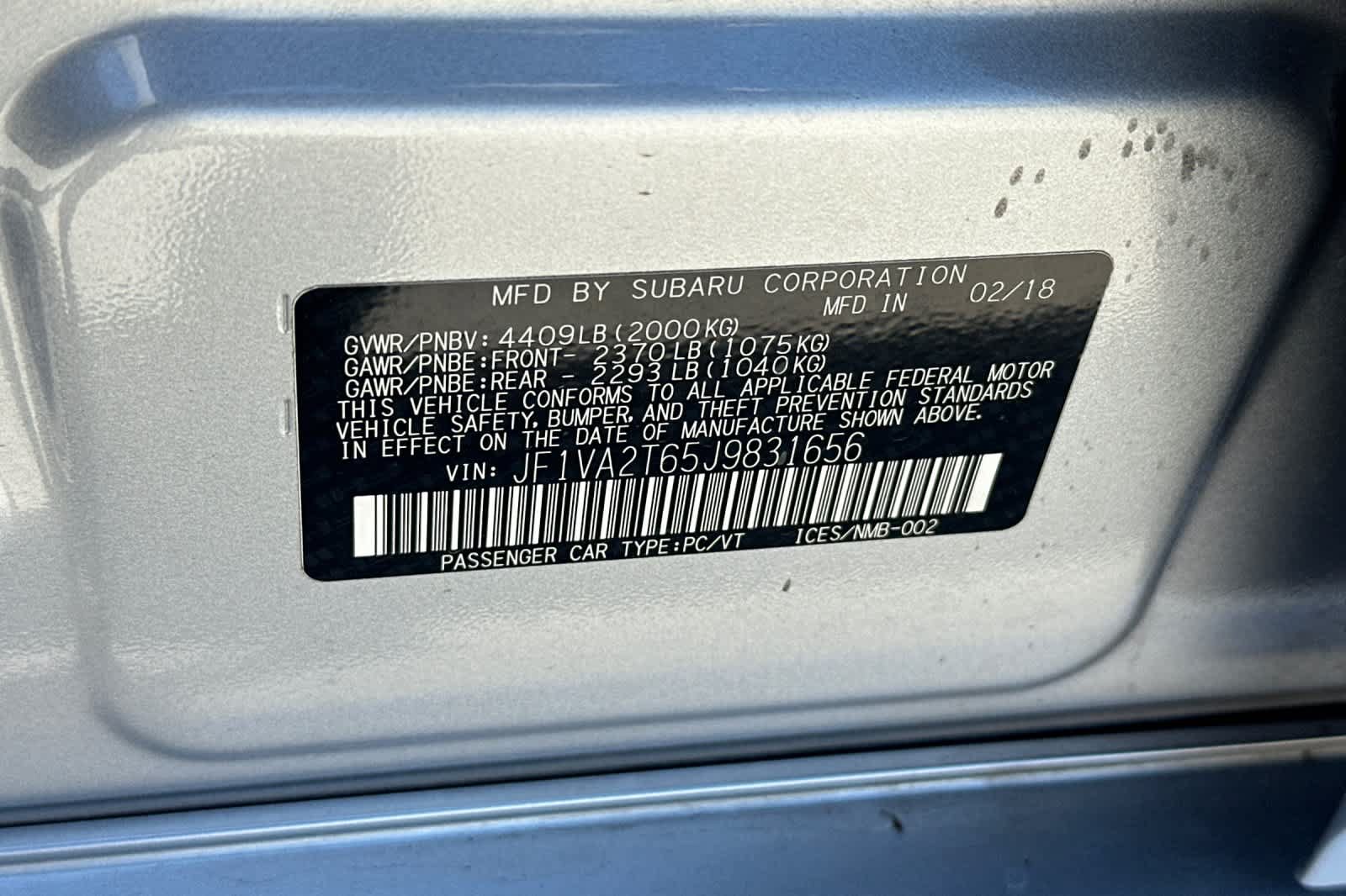 Used 2018 Subaru WRX STI Limited w/ Popular Package #1 AWD/4WD image 27