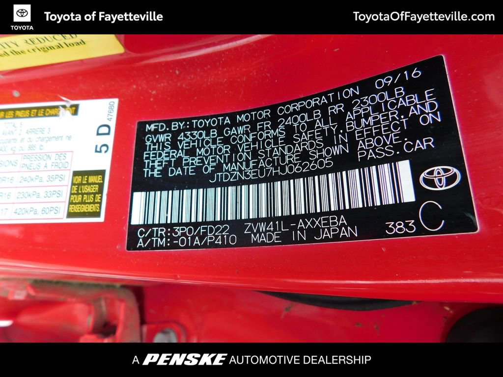 Used 2017 Toyota Prius V Two image 8