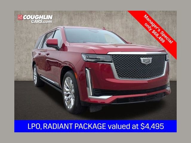 Certified 2023 Cadillac Escalade ESV Premium Luxury Platinum w/ LPO, Radiant Package