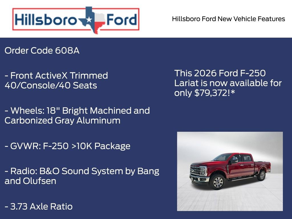 New 2026 Ford F250 Lariat w/ Chrome Package image 14