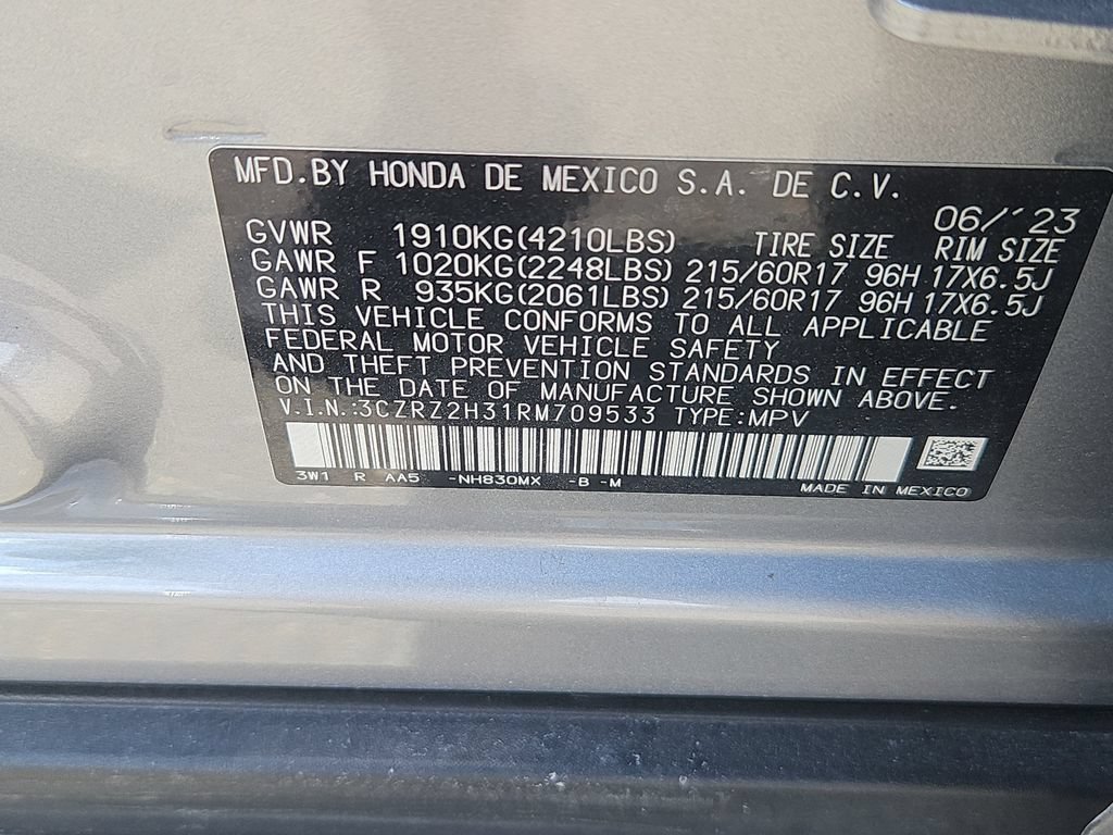 Certified 2024 Honda HR-V LX image 14