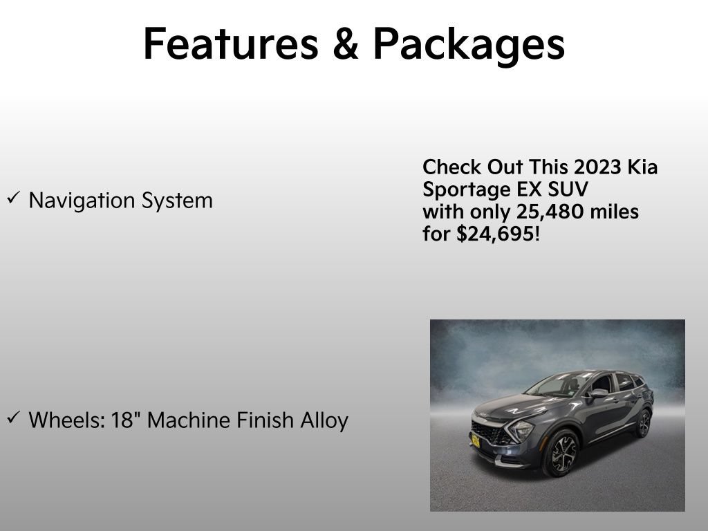 Certified 2023 Kia Sportage EX FWD image 4