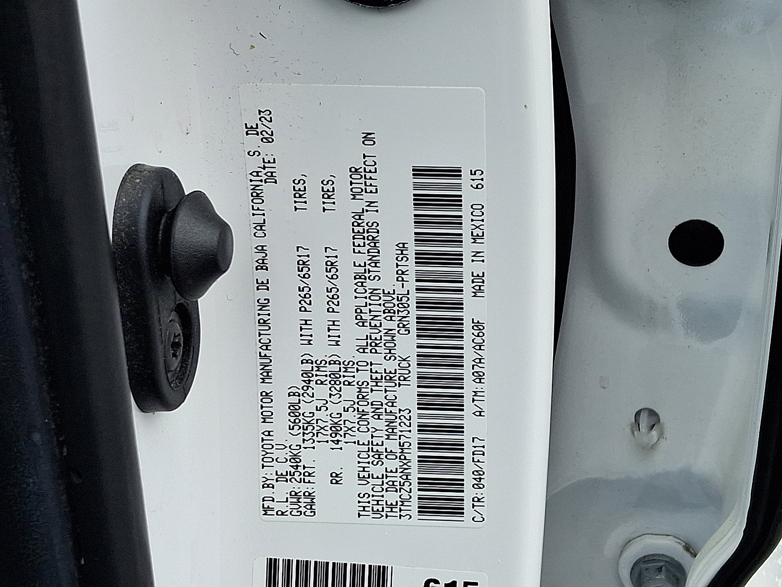 Certified 2023 Toyota Tacoma TRD Sport w/ Advanced Technology Package image 27