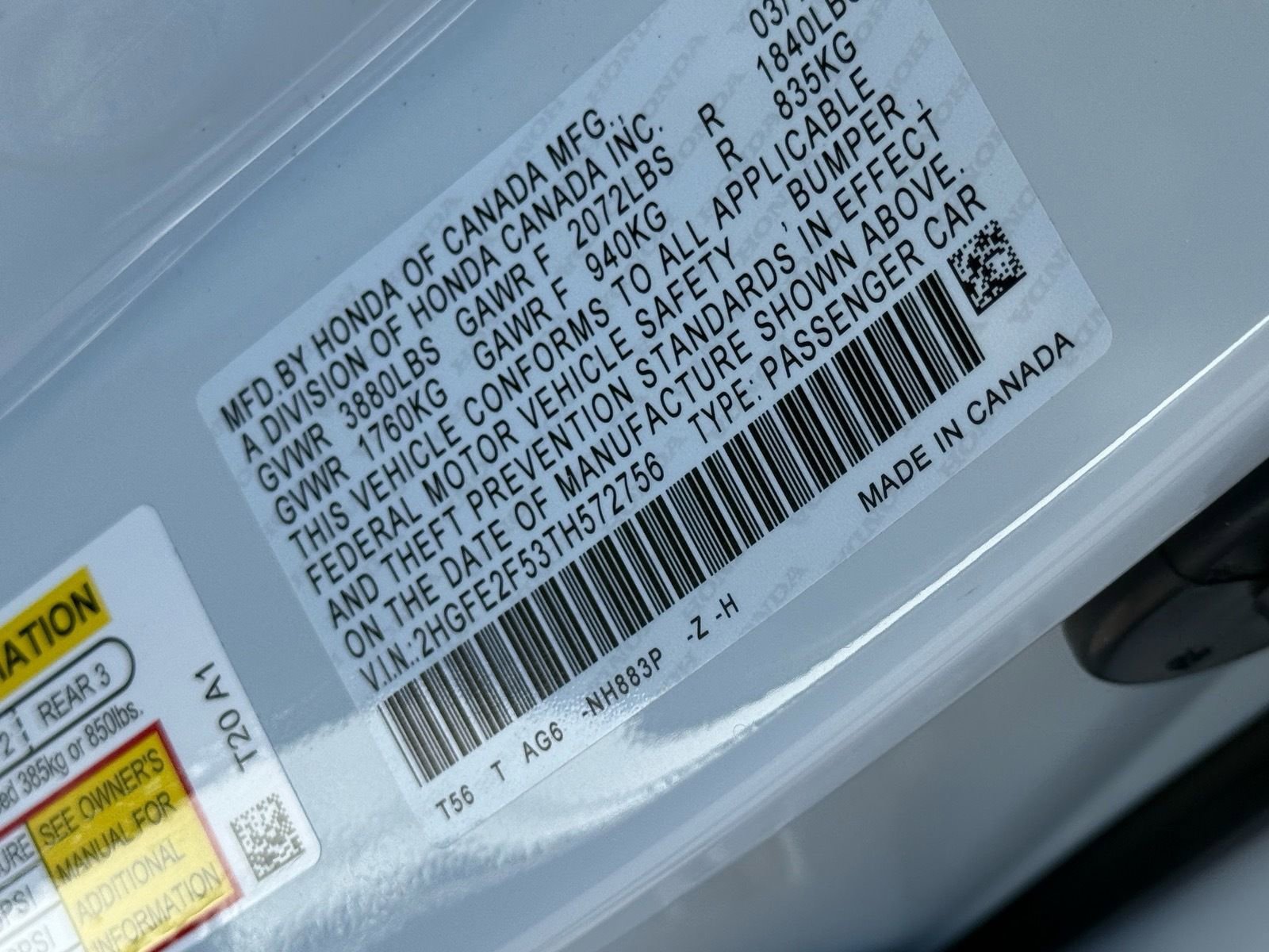 New 2026 Honda Civic Sport image 25