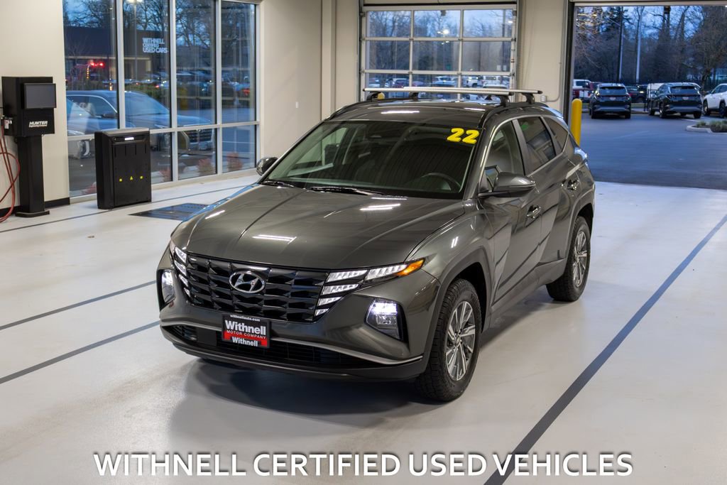 Certified 2022 Hyundai Tucson Blue